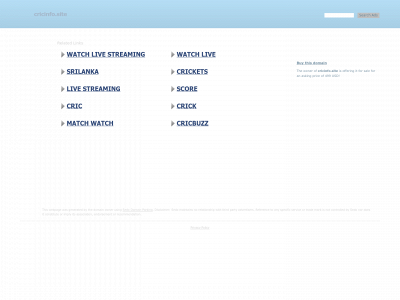cricinfo.site snapshot