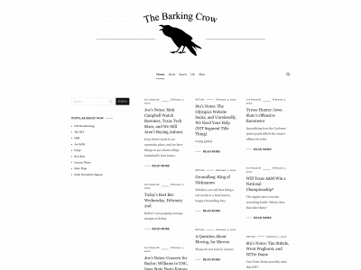 thebarkingcrow.com snapshot