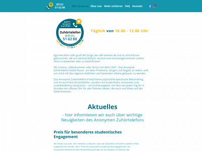 anonymes-zuhoertelefon.de snapshot