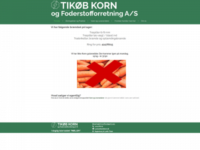 tikoebkorn.dk snapshot