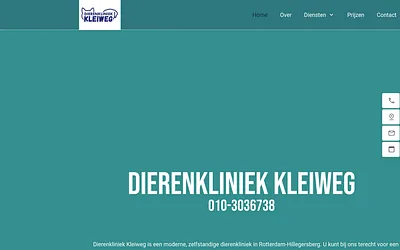 dierenkliniekkleiweg.nl snapshot