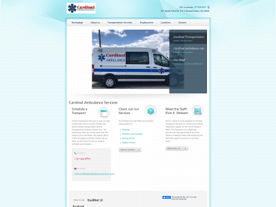 cardinalambulanceservices.com snapshot