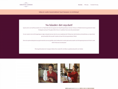 creativecandles.se snapshot