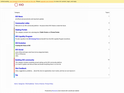 xio.community snapshot