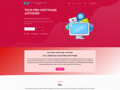 techprosoftwareadvisory.com snapshot