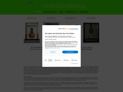 medaillendisplay.de snapshot