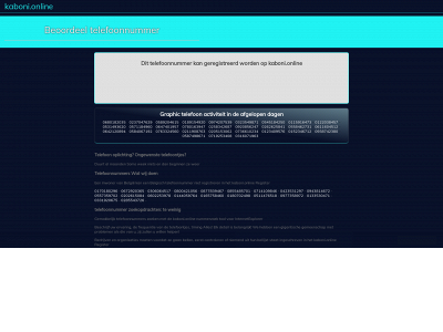 kaboni.online snapshot