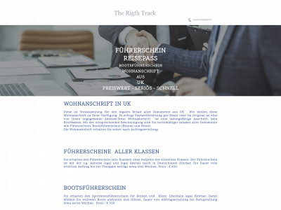 the-rigth-track.com snapshot