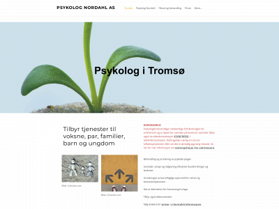 psykolognordahl.no snapshot