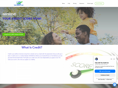 thecreditcue.com snapshot