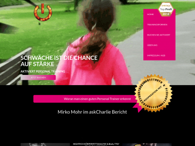 aktiviert.me snapshot