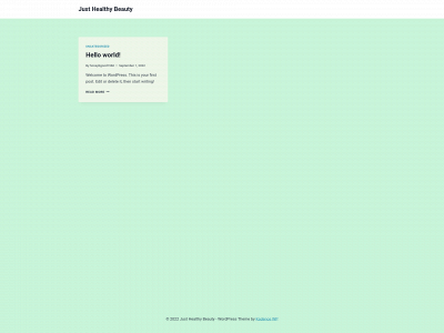 justhealthybeauty.com snapshot