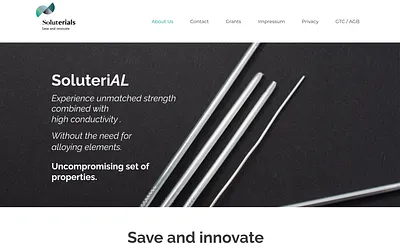 soluterials.de snapshot