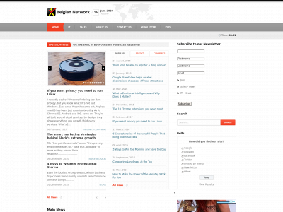 belgiannetwork.be snapshot