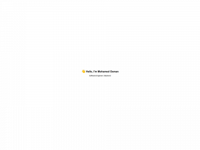 mohosman.se snapshot
