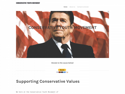 conservativeyouthmovement.weebly.com snapshot