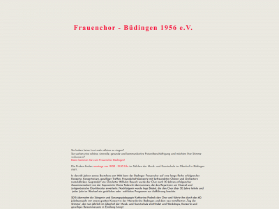 frauenchor-buedingen.de snapshot