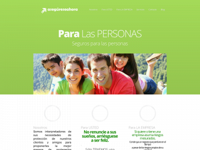 asegureseahora.com snapshot
