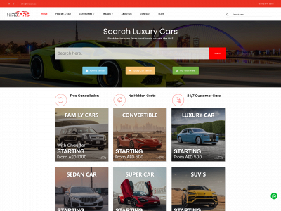 hirecars.ae snapshot