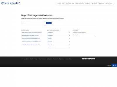 wheresbaldo.blog snapshot