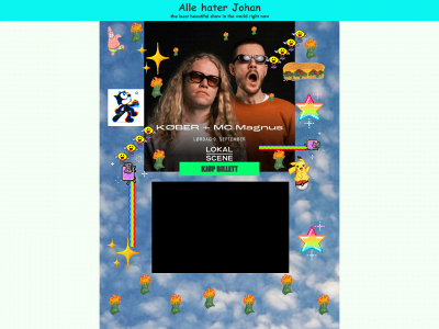 allehaterjohan.no snapshot