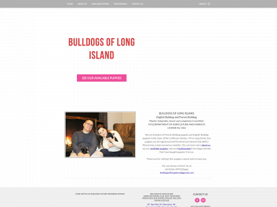 www.bulldogsoflongisland.com snapshot