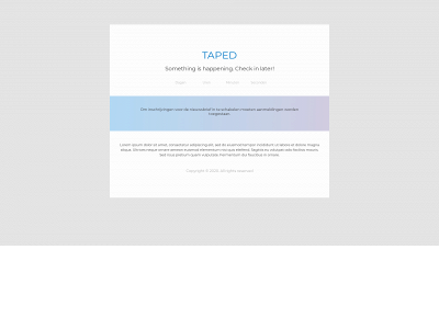 tapedfilms.nl snapshot