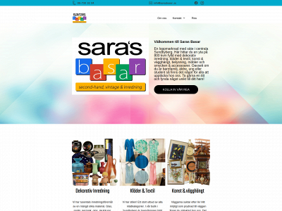 sarasbasar.se snapshot