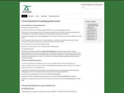 paedagogcensor.dk snapshot