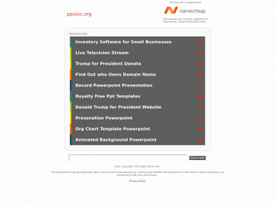 ppssvc.org snapshot