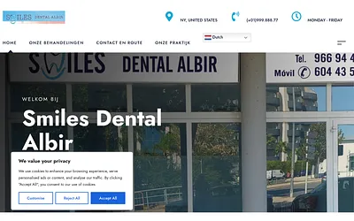 smilesdentalalbir.es snapshot