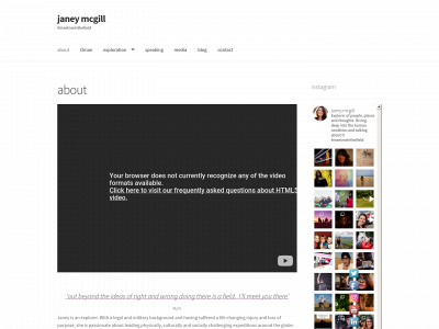 janeymcgill.com snapshot