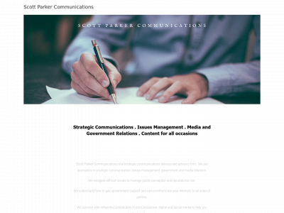scottparkercommunications.com snapshot