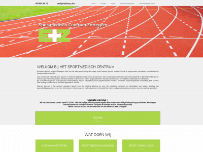 sportmedischcentrumzottegem.be snapshot