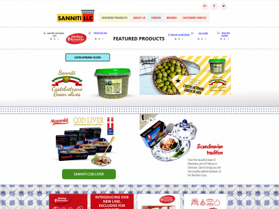 sanniti-imports.com snapshot