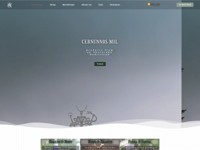 cernunnosmil.co.nz snapshot