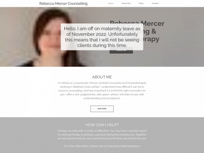 rebeccamercercounselling.co.uk snapshot