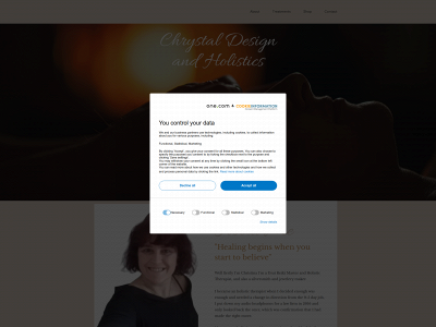 chrystaldesignandholistics.co.uk snapshot