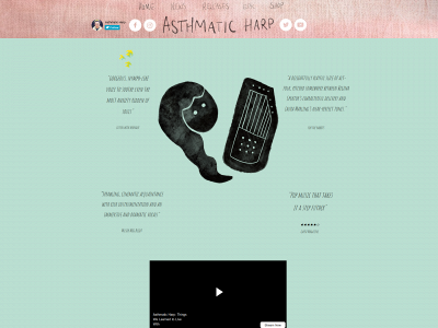 asthmaticharp.com snapshot