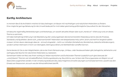 earthy-architecture.com snapshot