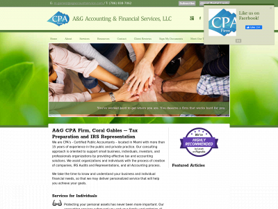 agaccountservice.com snapshot
