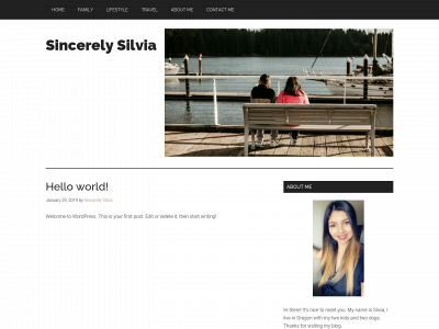 sincerelysilvia.com snapshot