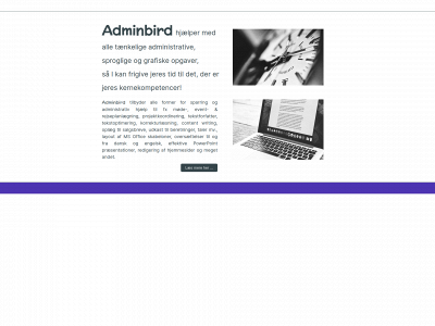 adminbird.dk snapshot