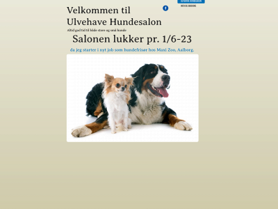 ulvehavehundesalon.dk snapshot