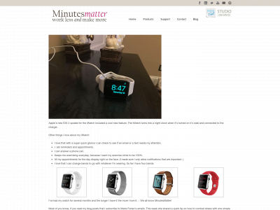 minutesmatter.com snapshot
