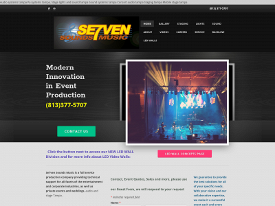 www.7soundsmusic.com snapshot