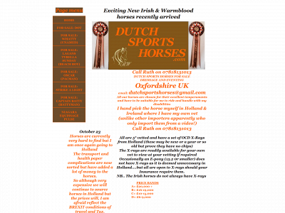 dutchsportshorses.com snapshot