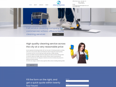 ornatecleaningservices.co.uk snapshot