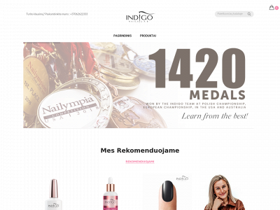indigonails.lt snapshot