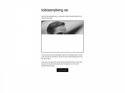 tobiasnyberg.se snapshot